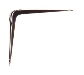 Угловой кронштейн с ребром СИБРТЕХ 100х125 мм коричневый 94022 