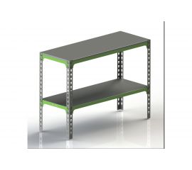 Стол-верстак 950x1000x400 (одна полка) SVPI951040 