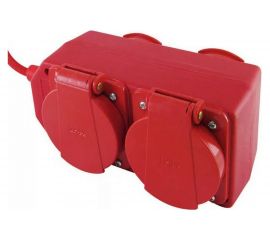 Силовой удлинитель TDM Уз16-02/02 с крышками IP44, 4 места/5м ПВС 3х1,0 SQ1302-0010 