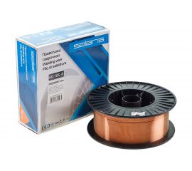 Проволока сварочная омедненная ER 70S-6 (1.2 мм; катушка D300; 15 кг) SOLARIS WM-ER70S6-12150 