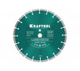 Диск алмазный отрезной по бетону и камню KRAFTOOL LASER-BETON (300х25.4 мм) 36686-300 