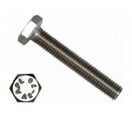 Болты КРЕП-КОМП с полной резьбой нержавеющие DIN933 А2 8х 50 100 шт бпн850 