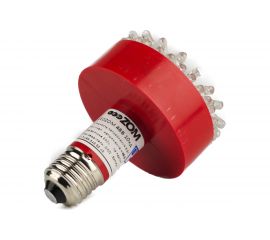 Светодиодная лампа LedZOM 48В, 10Кд, E27, красный 48В 10Кд 