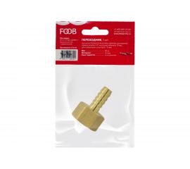 Переходник внутренняя резьба 1/2 на штуцер 10 мм, под шланг 9–12 мм F10.32.1 FOOB 00-00002576 