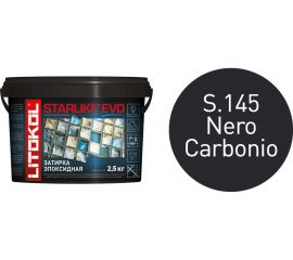 Эпоксидный состав для укладки и затирки мозаики и керамической плитки LITOKOL STARLIKE EVO S.145 NERO CARBONIO 2.5 кг 485200003 