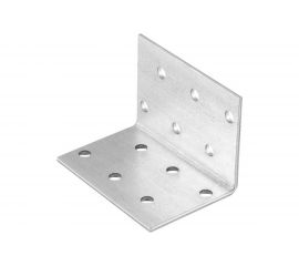 Крепежный равносторонний уголок РемоКолор KUR 2 мм, 40x40x80 мм 710-2048 