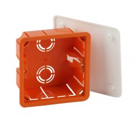 Распаячная коробка ЭРА KRT 92х92х45мм, для твердых стен, саморезы, крышка, IP20, 126/1134 Б0047256 