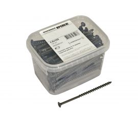 Саморез Качественный КРЕПЕЖ 4,8х102 потай, крупная резьба, оксид 100 шт 0500384 КЧ 