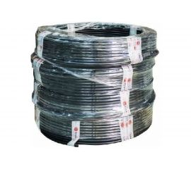 Гладкая труба Экопласт ПНД, диаметр 25 мм, цвет черный 22025HF-BL 