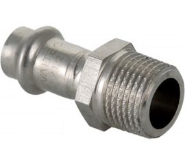 Соединитель из нержавеющей стали VALTEC с наружной резьбой, 18х3/4 VTi.901.I.001805 