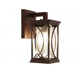 Садово-парковый светильник FERON серии «Лион», PL651 60W, E27, IP44, коричневый, 4-х гранник 11649 