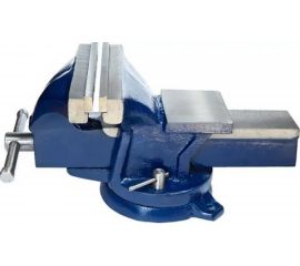 Слесарные тиски GRIFF 125 мм, поворотные, стальные, с наковальней 7.5кг g164006 