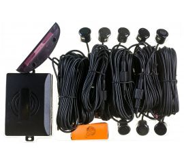 Парктроник SWAT Black 8 датчиков, d 18 мм PT-128B 