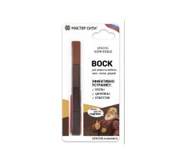 Набор мягких восков Мастер Сити (4 цвета; красно-коричневые; блистер) 2012601 