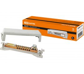 Универсальная распределительная шина TDM ШнУР 1 в корпусе 2 ввода 7 групп 160 А SQ0801-0101 