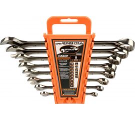 Набор комбинированных ключей АвтоDело Черная Сталь 8 шт. холдер 35080 13762 