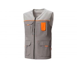 Жилет СОЮЗСПЕЦОДЕЖДА Профессионал темно-серый/светло-серый, р. 52-54, рост 170-176 2000000060972 