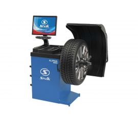 Станок для балансировки колес Sivik СБМП-40 Л АТС новый дизайн, синий RAL5017 2000008108058 