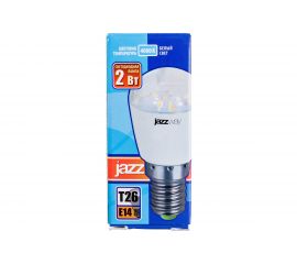 Лампа Jazzway PLED-T26 2w E14 FROST REFR для картин и холодильников 4000K, 150Lm 1007674 