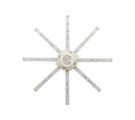 Комплект светодиодных линеек Apeyron Звездочка 220В, 16Вт, smd5730, 1200Лм, 4000К, IP30, 02-44 