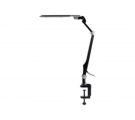 Настольный светодиодный светильник ЭРА NLED-496-12W-BK на струбцине, черный Б0052767 