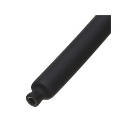 Термоусадочная клеевая трубка КВТ, ТТК-3:1-50/17 черная 59702 