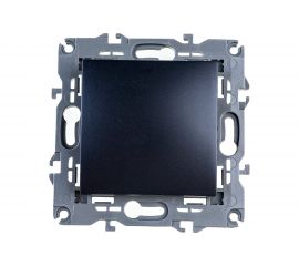 Переключатель ЭРА Elegance 10АХ-250В, IP20, антрацит 14-1103-05 Б0034227 