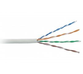 Кабель TWT UTP, 4 пары, категория 5e, LSZH, белый, 305м в катушке 5EUTP-LSZH 