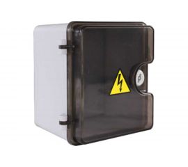 Пластиковый корпус с монтажной панелью KRZMI ЩМПпл прозрачная дверь 200x175x135 IP55 4651117990164 