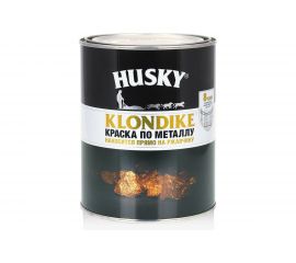 Краска по металлу с молотковым эффектом HUSKY KLONDIKE (золото; 0.9 л) 25618 