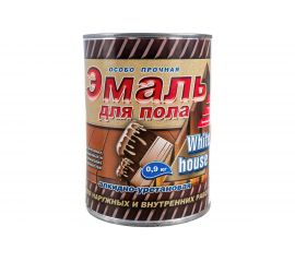 Алкидно-уретановая эмаль для пола White House (золотисто-коричневая; 0.9 кг) 15318 