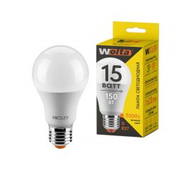 Лампа WOLTA LX A60 E27 15W 3000K 30Y60BL15E27 