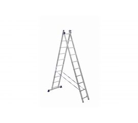 Двухсекционная универсальная алюминиевая лестница Алюмет H2 5210 
