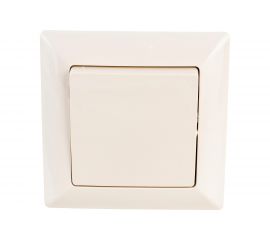 Выключатель Intro 410102 10А, 250В, СУ, Solo, слоновая кость Б0043264 