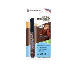 Мебельный спиртовой маркер Мастер Сити (блистер; орех Италия) 2051612 