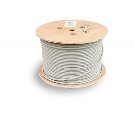 Кабель Cabeus витая пара, категория 5e, 4 пары, одножильный SFTP-4P-Cat.5e-SOLID-GY 