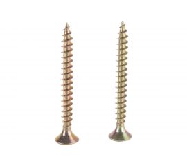 Универсальный саморез Стройметиз 5,0х50 желтый цинк уп. 150 шт. коробка 2140875 