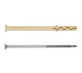 Дюбель-гвоздь с цилиндрической манжетой ЕВРОПАРТНЕР PDG LK нейлон. 8x120, 12 шт. 1 0696 09 