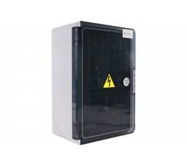 Пластиковый корпус с монтажной панелью KRZMI ЩМПпл прозрачная дверь 320x220x130 IP65 4651117991345 