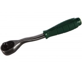 Трещотка с быстрым сбросом Hans 3/8" с изогнутой рукояткой 72 зуба 3162GQ 