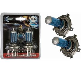Автомобильная лампа XENITE SUPER WHITE H4, P43t, 12 В, 2 шт. 1007045 