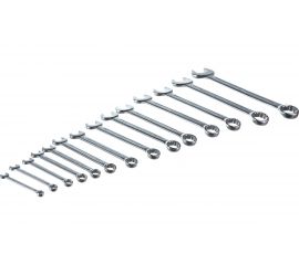 Набор дюймовых комбинированных ключей 14 предметов Hans 16614A 