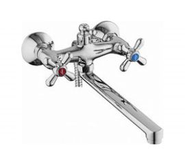Смеситель для ванны LEDEME длинный излив L30F, крест, керамика L2518 89567 