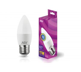 Светодиодная лампа REV C37 Е27 11W, 2700K, теплый свет 32524 6 