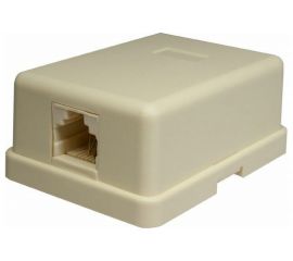 Компьютерная розетка SUPRLAN 6P4C /RJ-11/ 1 порт 10-0305 