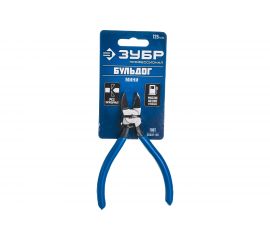 Бокорезы Зубр БУЛЬДОГ Мини для пластика и меди, хромированная сталь, обливные рукоятки Проф 22175-8-15_z01 
