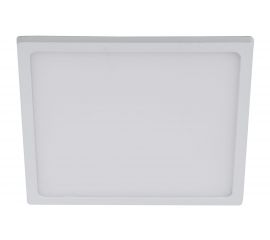 Светодиодный квадратный светильник ЭРА LED 6-18-4K NEW 18W 4000K d170 Б0028274 