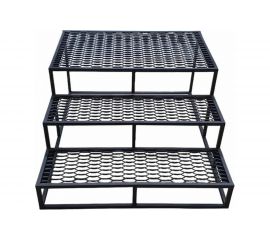 Крыльцо Уличные лестницы Сота 3 ступени с площадкой 600 мм SOTA-3-60 