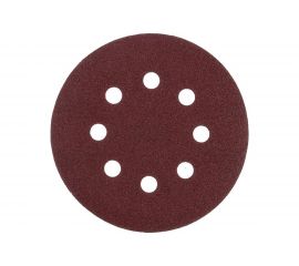 Круг абразивный шлифовальный перфорированный под липучку (10 шт; 125 мм; Р80) TUNDRA 2603075 