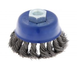 Щетка чашка металлическая (75 мм; М14; крученая проволока) для УШМ TUNDRA 1032345 
